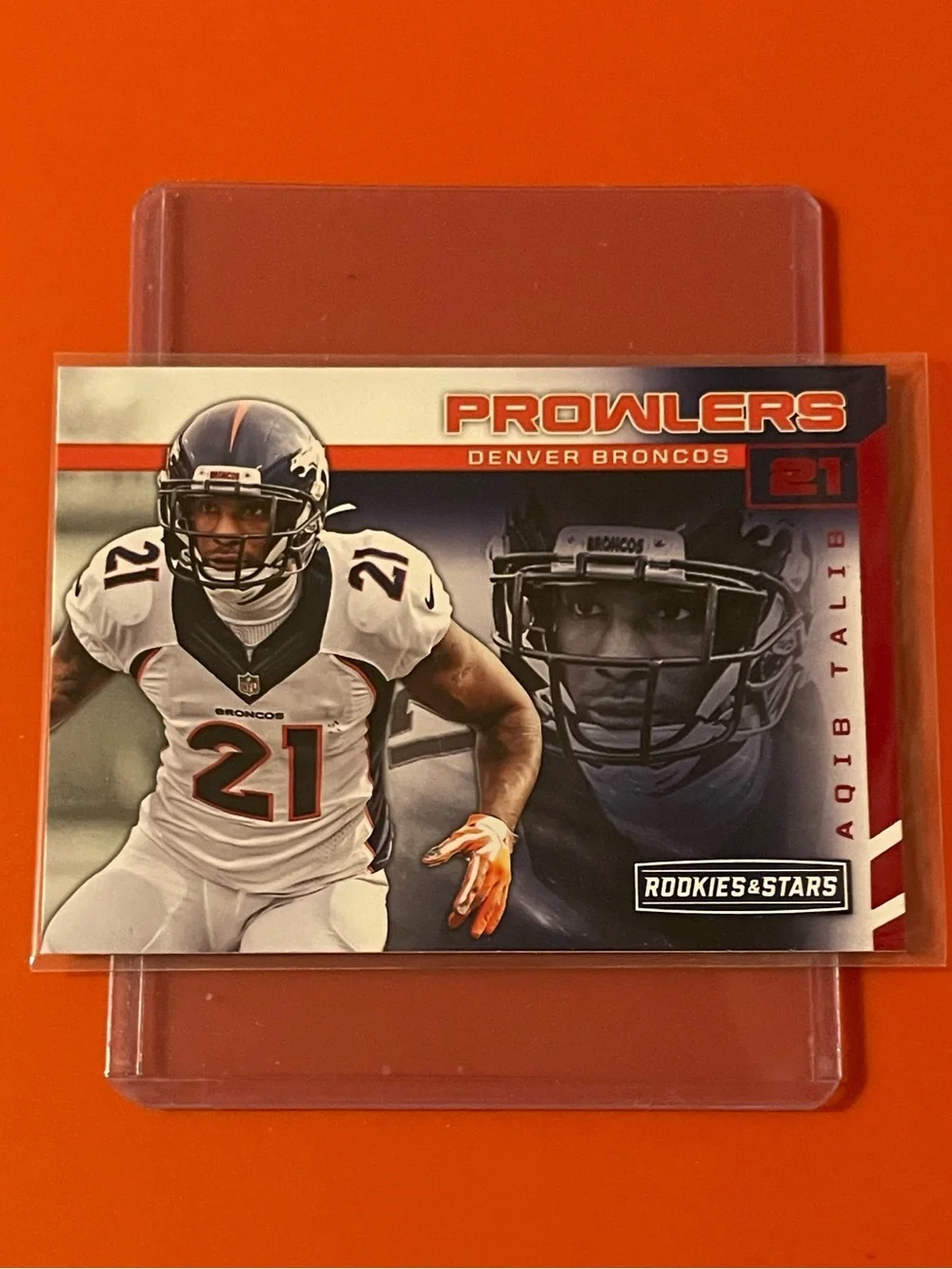 Aqib Talib #1 2017 Panini Rookies & Stars [Prowlers] Football Trading Card